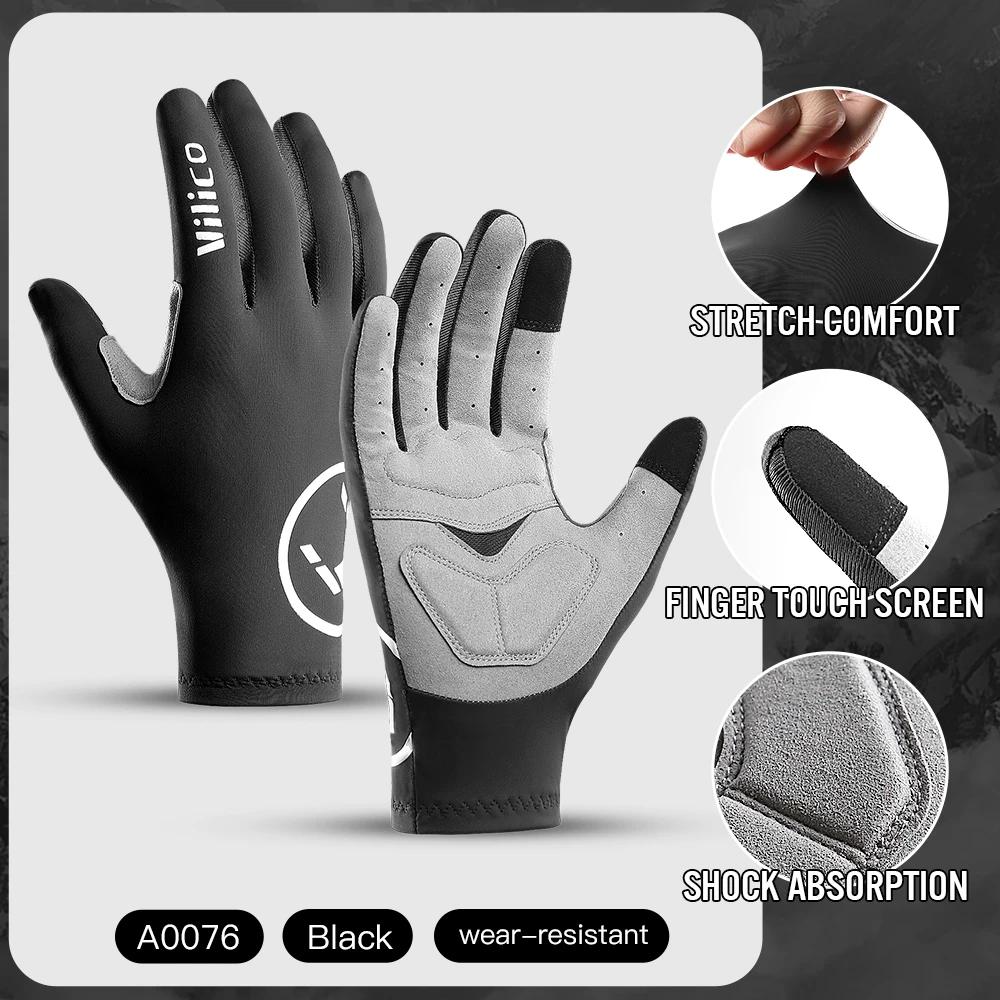 Vilico-Professional Outdoor Luvas De Ciclismo, Sensível Tela De Toque, Absorção De Choque, Anti Slip, Resistente Ao Desgaste, Equitação - Image 1