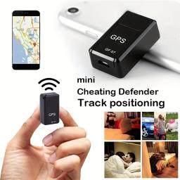 Mini GPS Bicycle Tracking Positioner, Rastreador De Veículo Magnético, Rastreador Em Tempo Real, Localizador Anti-Lost, Animais De Estimação, Crianças, GF-07 - Image 1