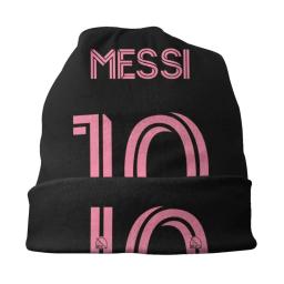 Unisex messied 10 futebol Bonnet, gorro, malha chapéus, homens, mulheres, Hip Hop, adulto, Argentina, quente, inverno, Skullies - Image 3