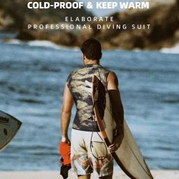 Colete sem mangas de neoprene com calções de bolso de mergulho, Conjunto de surf, Top Gear, Calças 2mm, 3mm, 2024 - Image 6