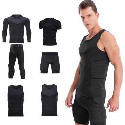 Calças De Segurança Anti-Colisão, Anti-Colisão, Roupas De Beisebol, Goleiro De Futebol Americano, Peito, Quadril, Coxa Protetor Almofadas - Image 1