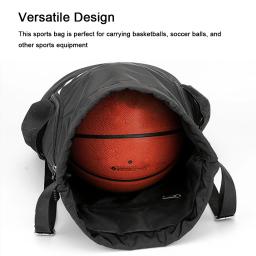Portátil Drawstring Bolas Mochila, esportes ao ar livre, pano Oxford, basquetebol, futebol, futebol, saco de armazenamento bola de futebol - Image 2