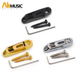 Ponte de guitarra de corda única, Body Trough String, Tipo dividido, Partes individuais, Preto, Dourado, Ch, 10,5x45,5mm - Image 1