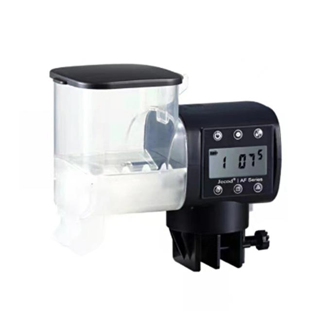 Alimentador Ajustável para Aquários e Tanques de Peixe com Medidor de Quantidade, Ideal para Pequenos e Grandes Aquários e Lagoas, Capacidade de 500ml, Disponível para Atacado