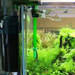 Aquário tanque de peixes planta de água lírio tubulação conectada à saída de entrada tubos lírio saída da tubulação para aquários do tanque de peixes - Image 3