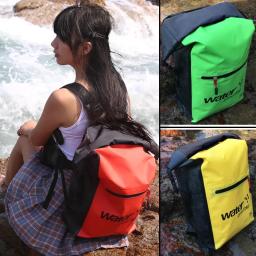 Saco seco impermeável Rafting Balde Bolsa de natação Saco ao ar livre Praia Surf Rafting Balde Saco de Viagem Mochila - Image 2