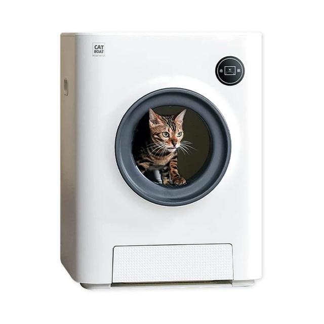 Caixa de Areia Automática para Gatos com Auto-limpeza e Desodorante Inteligente, Extragrande e Antiarea