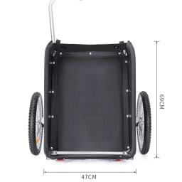 Reboque dobrável para mountain bike, acessório portátil para carregar bagagem, para cão, gato, animal de estimação - Image 5