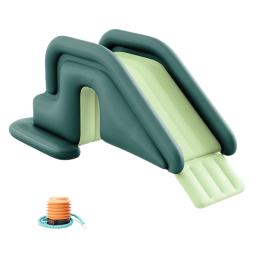 Parede de escalada corrediça de água inflável corrediça de água crianças verão diversão compacto parque inflável ao ar livre dabble corrediça de água - Image 1