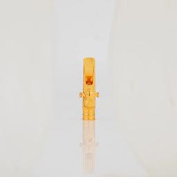Alta qualidade profissional tenor soprano alto saxofone metal bocal chapeamento de ouro sax boca peças acessórios tamanho 5 6 7 8 - Image 4