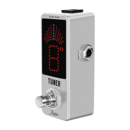 Rowin LT-910 pedal afinador de guitarra, efeito de alta precisão, pedal afinador cromático, display led, true bypass, acessórios de guitarra elétrica - Image 4