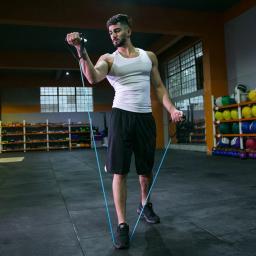 Bandas de resistência com alças, corda elástica Yoga Pull, Cabo Exercício, Fitness, Treinamento Muscular, Forma Corpo, Fisioterapia - Image 2