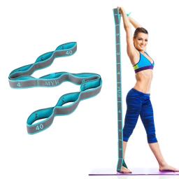 Correia elástica de alongamento de ioga com alças, alça elástica para balé, perna, corpo, faixa elástica para ioga, dança, pilates, ginástica - Image 1