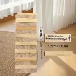Cinco versões para escolher de 48 peças, casal, flertando, bloco de construção, jogo de torre de empilhamento, entretenimento de festa para adultos, produto sm - Image 6