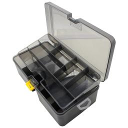Dupla camada isca isca gancho acessórios caixa de armazenamento de isca de plástico à prova dwaterproof água iscas gancho minnow caso de armazenamento de isca engrenagem de pesca - Image 2