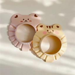 Animal Bear Baby Care Product, Crianças protegem a tampa da cabeça, Kids Bathing Shower Hat, Tampão do champô, Lavagem de cabelo - Image 4