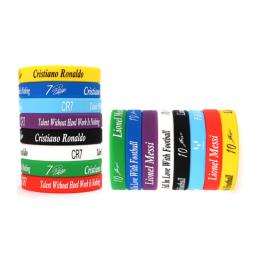 C Ronaldo Sports Pulseira, Pulseira De Silicone, Futebol Fan Suprimentos - Image 2