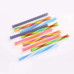 Vara de brinquedo mola dobrável para gato, salto multicolorido, interativo Pet Supplies, vara livre, gato pequeno, 10 saco - Image 2