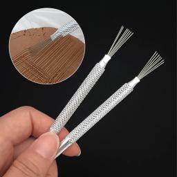 Pena Fio Textura Cerâmica Ferramentas Polymer Clay Sculpting Ferramenta de modelagem DIY Escova de cerâmica Acessórios para bolo 7 pinos - Image 1