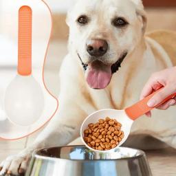 Colher de comida confortável para animais, suprimentos alimentares para gato e cachorro, filhote e gatinho, pássaro e coelho - Image 4