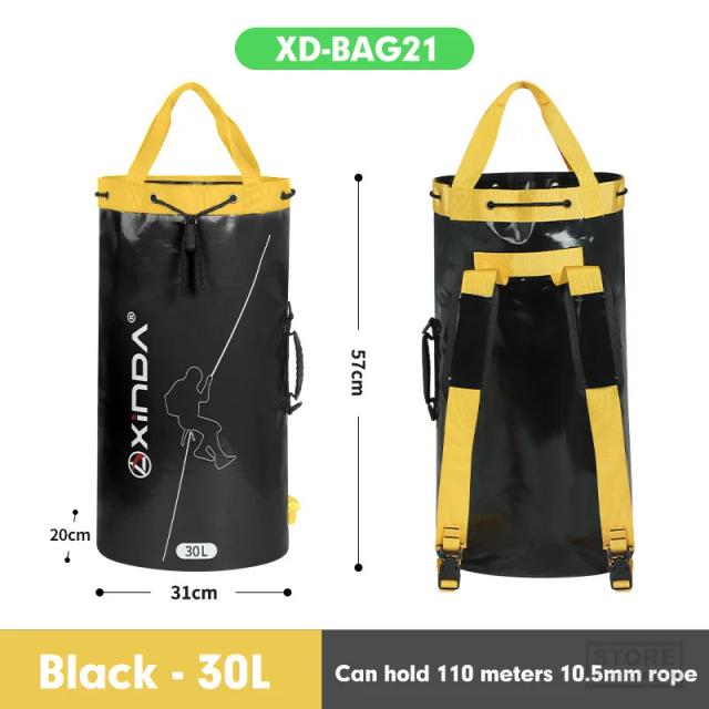 Mochila Xinda para Escalada Em Rocha: Saco de Corda com Drenagem e Equipamentos de Resgate