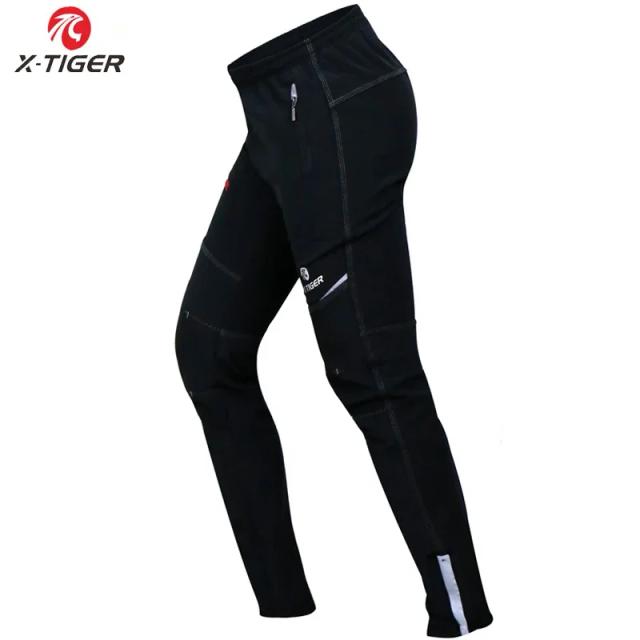 Terno de Ciclismo Masculino X-TIGER Inverno Térmico À Prova de Vento para MTB e Bicicleta