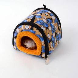 NOVO Hamster Quente Algodão Ninho Abrigo Casa Pequenos Animais Suprimentos Para Coelho Ouriço Guiné Porco Esquilo Chinchilla - Image 4
