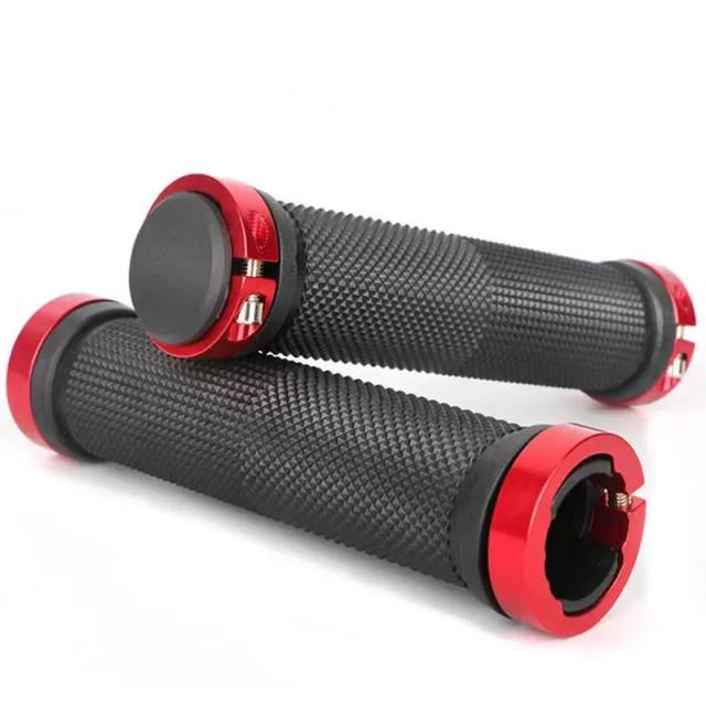 Punhos de Bicicleta Anti Slip em Borracha para MTB e BMX - Acessórios de Guidão em Alta Performance