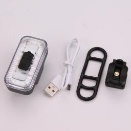 Bicicleta impermeável Taillight, Luz intermitente, Noite Ciclismo, Lâmpada colorida, Acessórios de bicicleta, Carregamento USB, 7 LED, 60 Lumens, Novo - Image 3