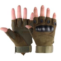 Luvas de ciclismo de meio dedo para homens, ao ar livre, escalada, esportes, caça, acampamento, caça, motocicleta, bicicleta, acessórios - Image 2