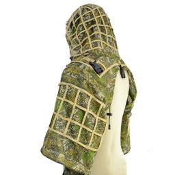 ROCOTACTICAL-Respirável Sniper Ghillie Suit, Woodland Mesh, Nylon, Fundação para a Caça, Airsoft Wargame, Viper Hood - Image 2