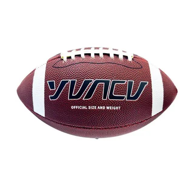 Equipamento de Futebol Americano para Adultos em PVC, Resistente e Antiderrapante - Tamanho Padrão 6 para Treinamento ao Ar Livre