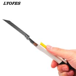 Cortador de papel da faca da arte do trabalho do metal da precisão profissional japonês da faca de serviço automático da segurança apropriado para o estudo do escritório - Image 5