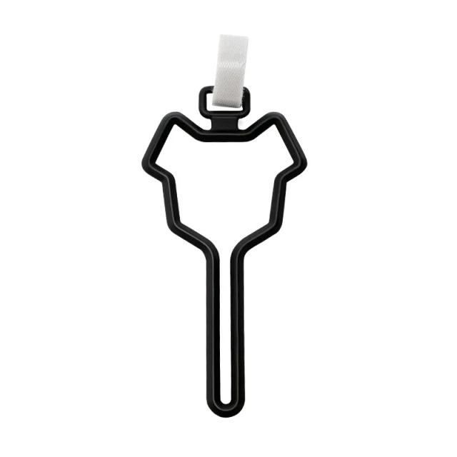 Dispensador Mão-Livre de Sacos de Cocô para Cães com Clip de Tração e Suporte Prático para Limpeza