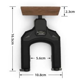 Suporte de parede de madeira, suporte antiderrapante para guitarra, cabide universal para guitarra elétrica, cavaquinho, baixo - Image 6