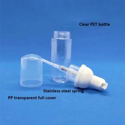 14/28 pces 60ml/30ml garrafa dispensadora de espuma de plástico recarregável mini garrafa de espuma espuma dispensador de sabão bomba garrafas-para viagens - Image 2