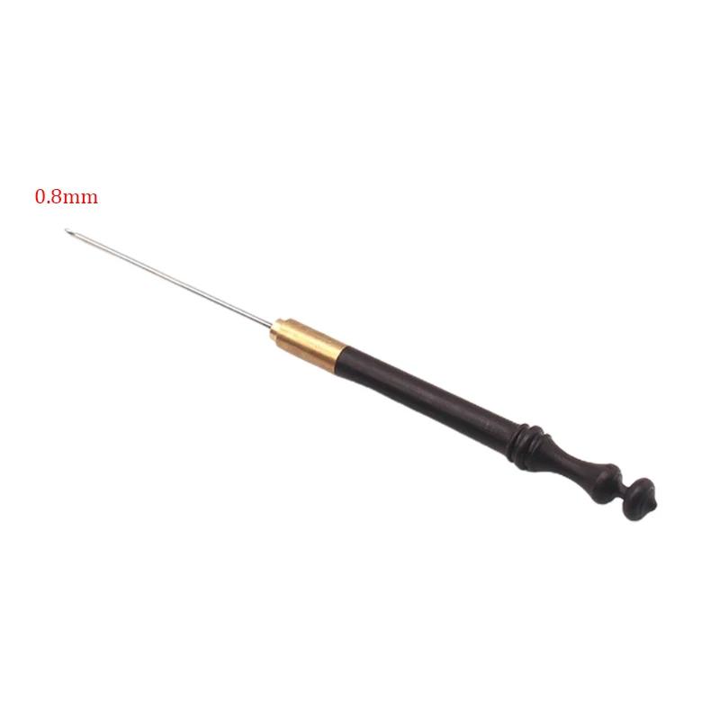 Ganchos crochê ergonômicos, agulha crochê com para fio crochê/contas, agulha crochê, ferramenta - Image 1