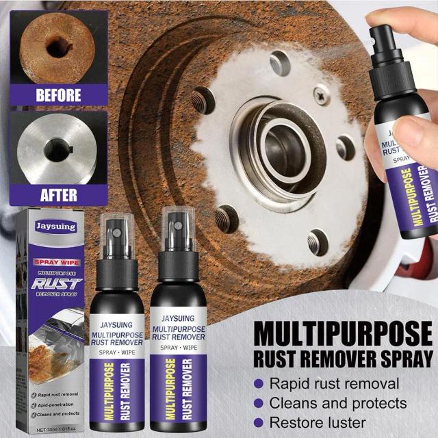 Removedor de Ferrugem Multiuso para Superfícies Metálicas - Limpeza e Manutenção Eficaz em Carros e Ferro, Disponível em 30ml e 50ml