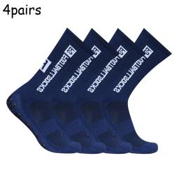 Meias esportivas antiderrapantes FS para homens e mulheres, meias de competição profissional, rúgbi e meias de futebol, 4 pares por conjunto, novo, 2024 - Image 2