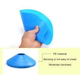 Disco cone conjunto multi sport formação espaço cones com suporte de plástico para futebol bola rugby velocidade do jogo de treinamento disco - Image 4