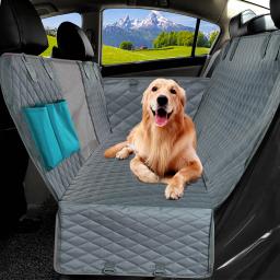 PETRAVEL Capa de assento de carro para cães, à prova d'água, para viagem, rede, protetor de assento traseiro, tapete de segurança para cães - Image 1