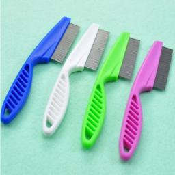 Pet Animal Care Comb, Proteja o pente da pulga para gato e cachorro, Aço inoxidável, Comfort Hair Grooming, Casa - Image 1