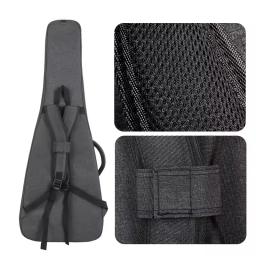 Jinchuan-saco de guitarra elétrica dupla, estojo macio, interior projetado para segurar 2 guitarras, Gig Bag, atacado - Image 4