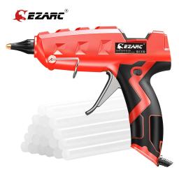 EZARC Pistola de cola quente 100W Kit de pistola de cola de tamanho completo resistente com 20 peças de bastões de cola, para projetos de artes e ofícios DIY, selagem - Image 1