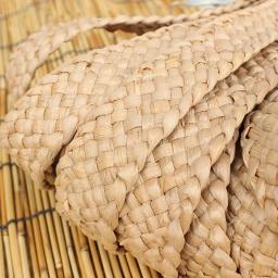 2m/4.5m 7 fios material de palha tecelagem trança materiais 3.5-4cm sacos de chapéu diy natural artesanal decoração de casa - Image 1