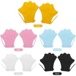 Luvas de Treinamento de Resistência à Água para Crianças e Adultos Luvas De Natação Webbed Luvas De Silicone Luva De Mergulho De Natação Luvas De Treinamento De Natação - Image 5