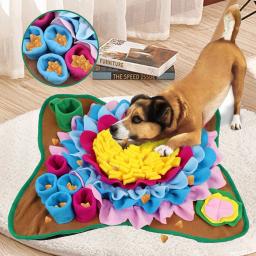 Portátil Pet Snuffle Feeding Mat, Dog Nosework Mat, Sniffing Treat, Puzzle Feeder para cães e gatos, Uso de viagem - Image 3