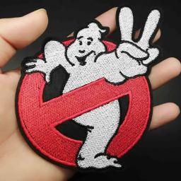 Patches bordados táticos Ghostbuster, Iron-On Punk Patch para roupas, Adesivos, Filme de terror, Morale Badge, Acessório Mochila - Image 2