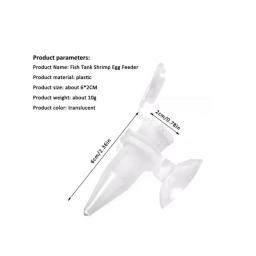 Alimentador automático de peixes com ventosa, Aquarium Cone Feeder, Salmoura Shrimp Food Feeding Cup, 5 pcs - Image 2