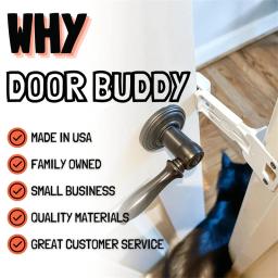 Prático trava ajustável para gato de estimação, porta titular, impede a entrada, suprimentos, Elastic Gate Lock, manter fora acessórios, 1PC - Image 1